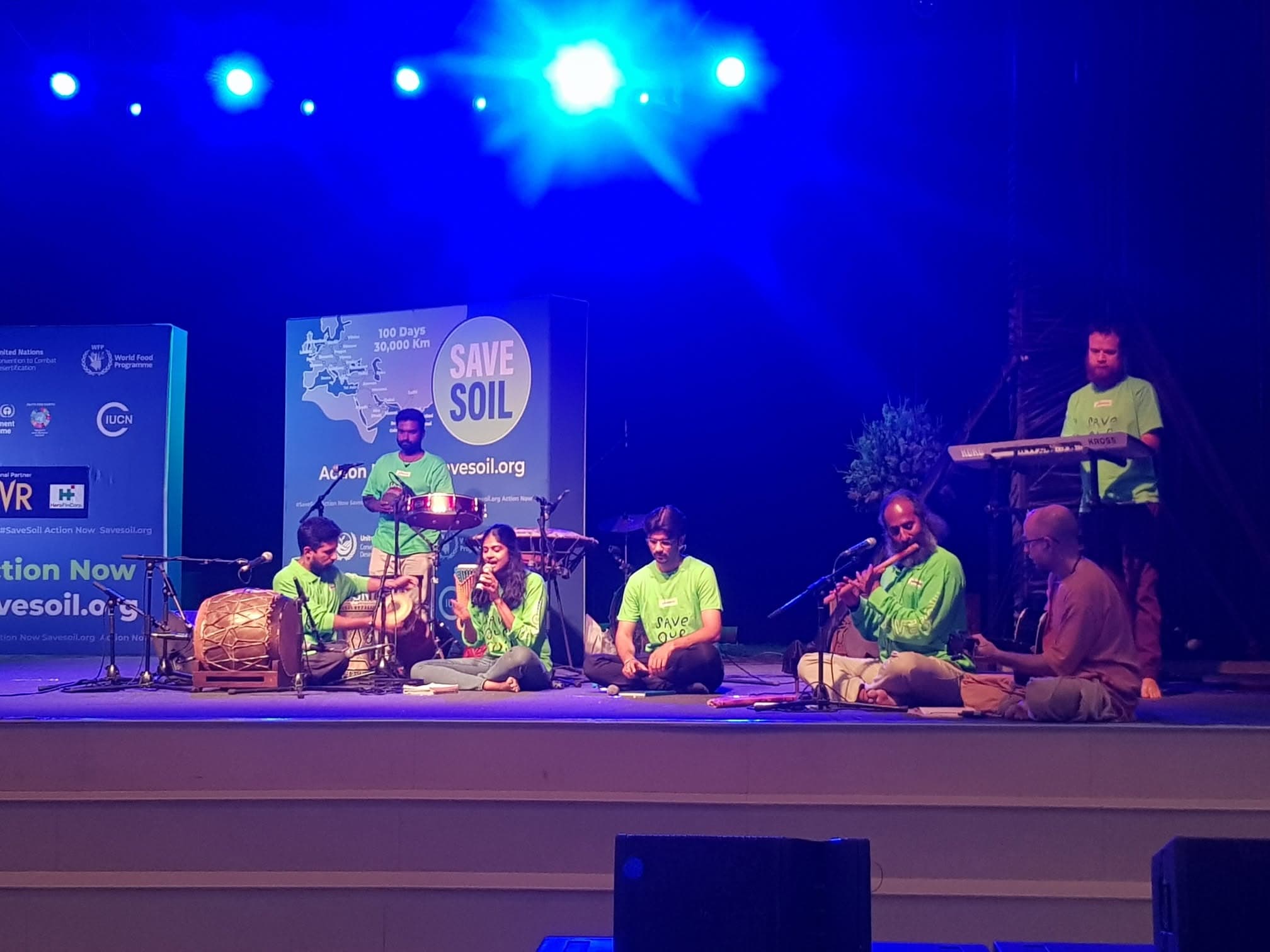 Performed at Sadhguru's Save Soil Movement